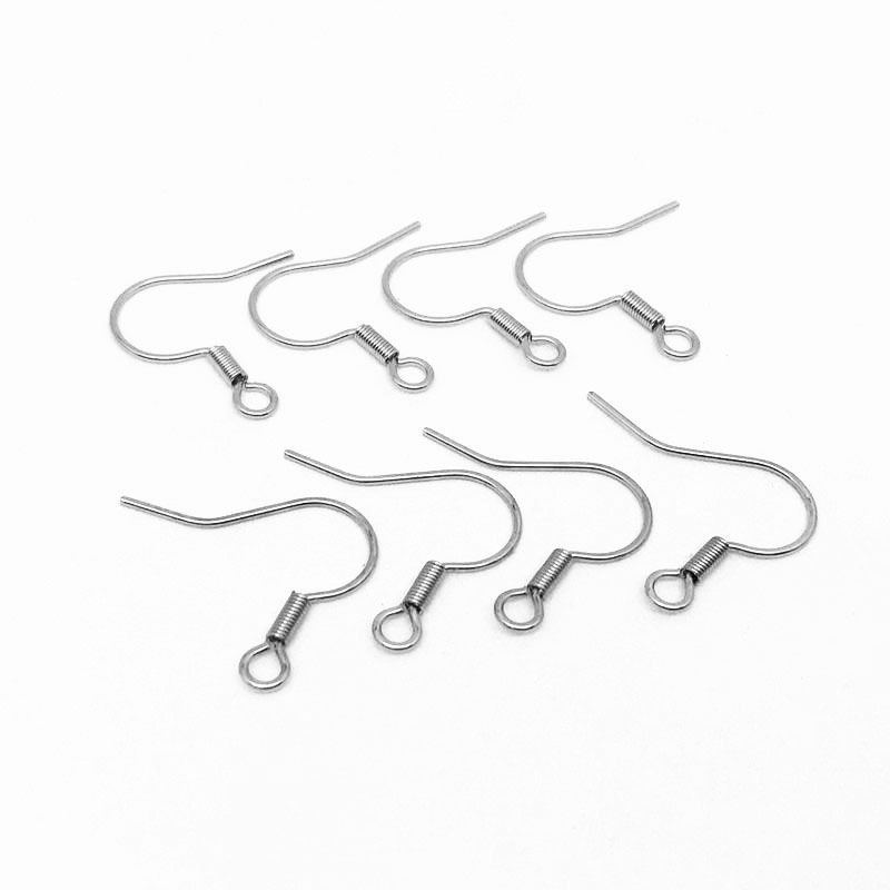 316 Stainless Steel Gold Plated Diy Women Wire Wrapped Earring Hooks for Jewellery Making