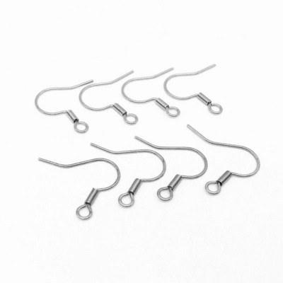 316 Stainless Steel Gold Plated Diy Women Wire Wrapped Earring Hooks for Jewellery Making