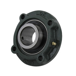 LDK medium duty pillow block bearing UCFCX05 UCFCX05-13 UCFCX05-14 UCFCX05-15 UCFCX05-16 4 bolt flange cartridge bearing units