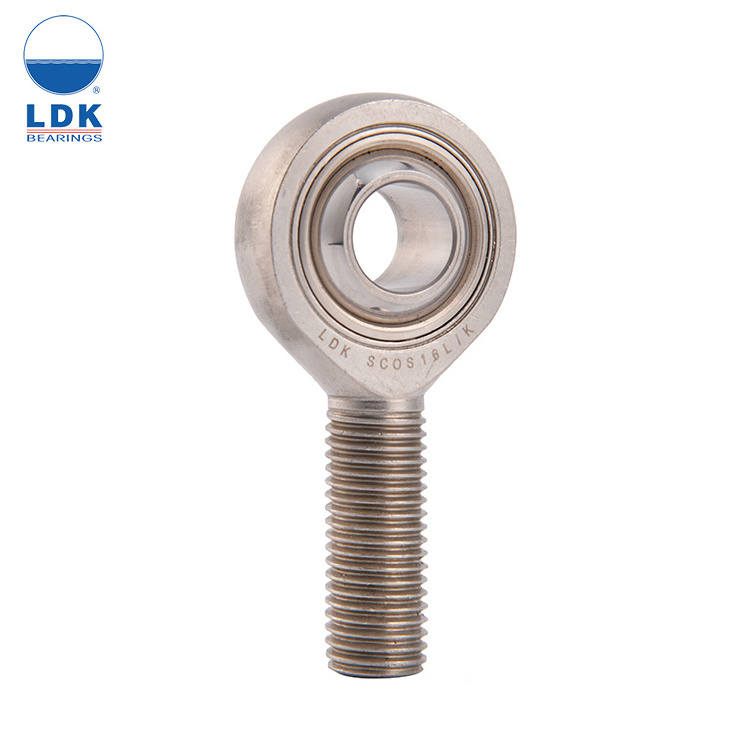 LDK all stainless steel heim joint rose joint SCOS14 rod end bearing