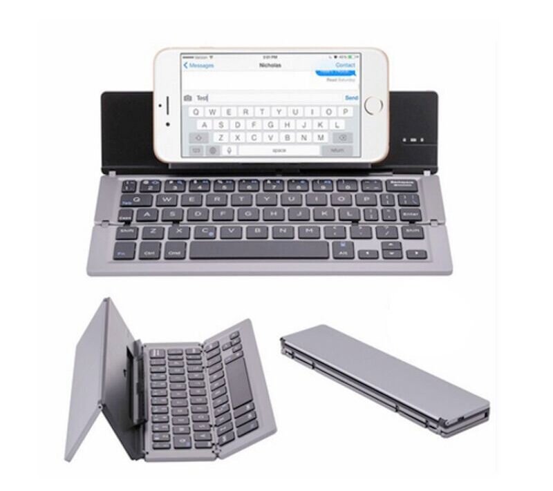 Wholesale Support For Mobile Phones Tablets  Three systems  Bluetooth keyboards Multimedia Folding Wireless Keyboards