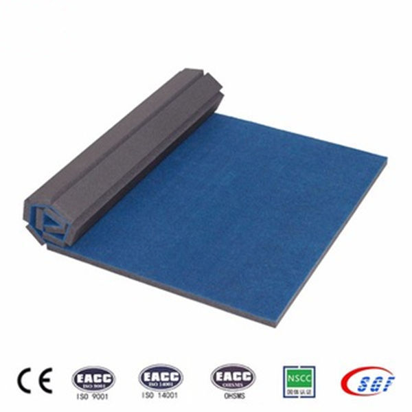 LDK Sports Equipment Flexible roll mat gymnastic equipment cheerleading carpet floor mats