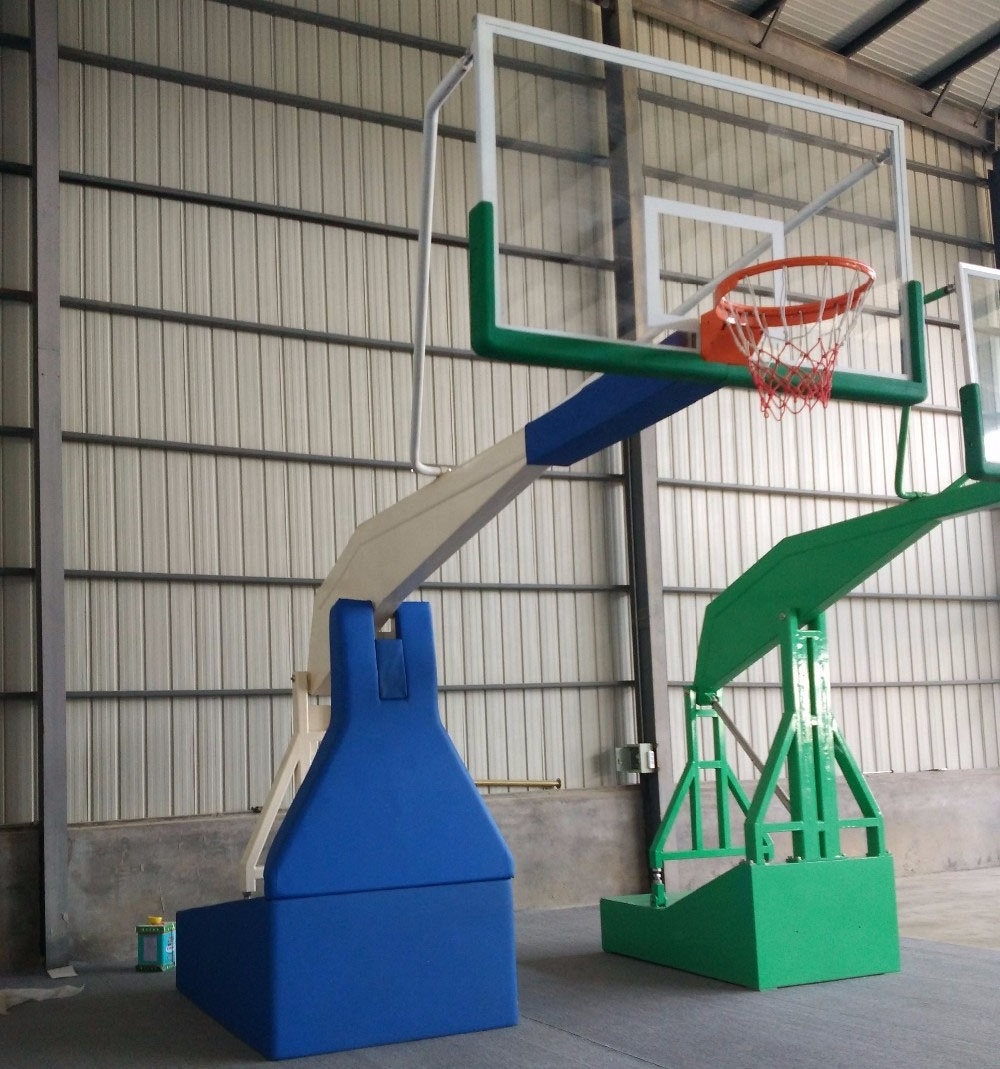 LDK Sports Equipment Hot sale Basketball Stand Professional Basketball Backstop With Fiberglass Basketball Backboard