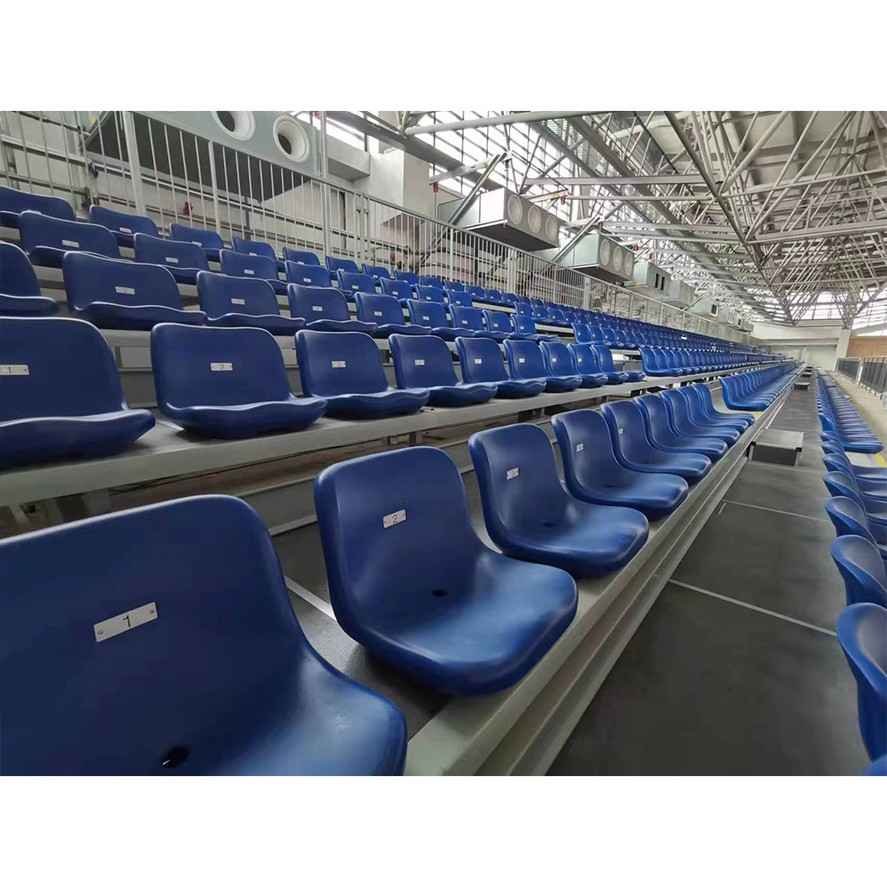 Factory sports complex retractable bleacher used gym bleachers for basketball hall