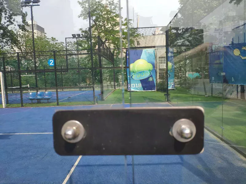 LDK Sports Equipment Factory Manufacture Full panoramic single padel court 10*20m mini padel tennis court roof