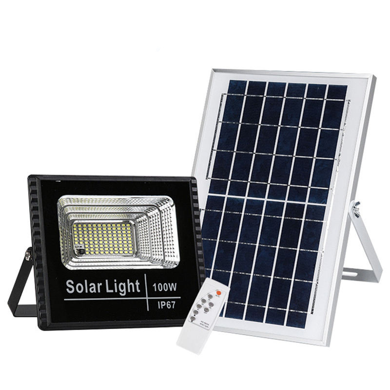 Factory Direct IP67 Outdoor Waterproof Solar Flood Light Solar projector light 25w 40w 60w 100w 200w With Motion Sensor