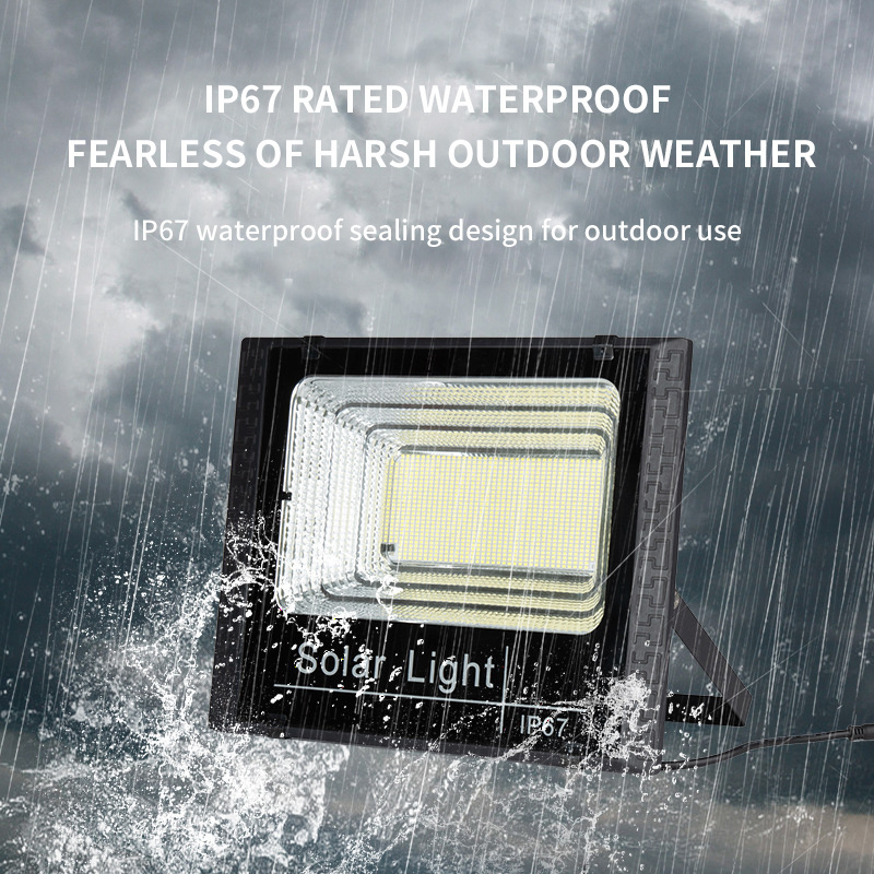 Factory Direct IP67 Outdoor Waterproof Solar Flood Light Solar projector light 25w 40w 60w 100w 200w With Motion Sensor