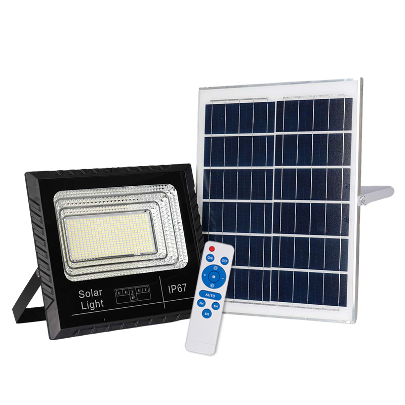 LongDai Solar Flood Light 30W 50W 100W 200W 300W Outdoor Lighting Waterproof Portable Solar Flood light