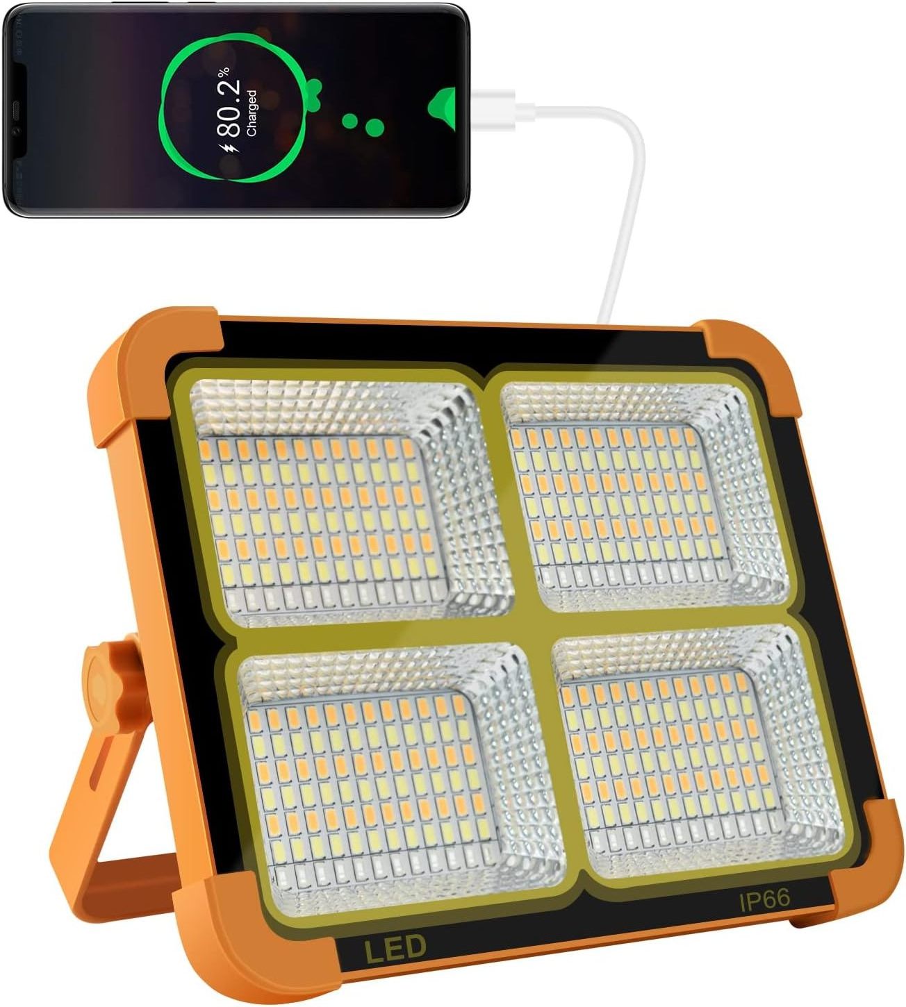 Portable LED Work Solar Light 200W 300W 600W 800W Emergency Light/Rechargeable LED Flood Light