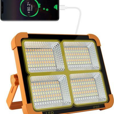 Portable LED Work Solar Light 200W 300W 600W 800W Emergency Light/Rechargeable LED Flood Light