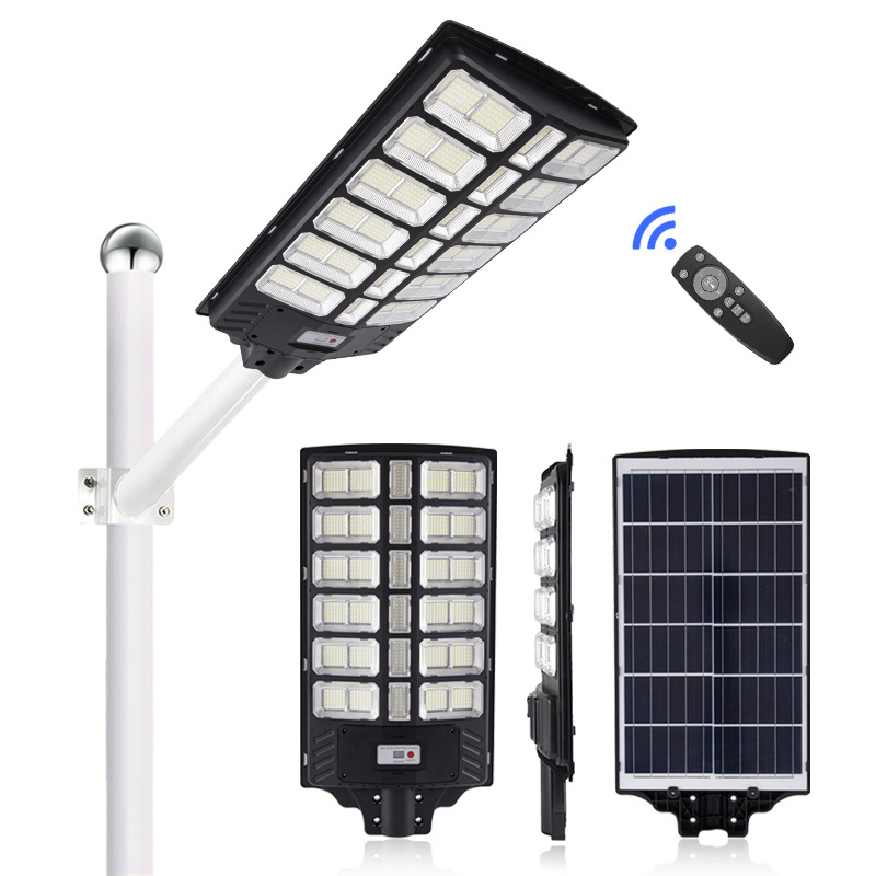 600W 800W 1000W 2000W Solar Lights for Outside All In One Solar Led Street Light Lamp Outdoor Motion Sensor with Remote Control