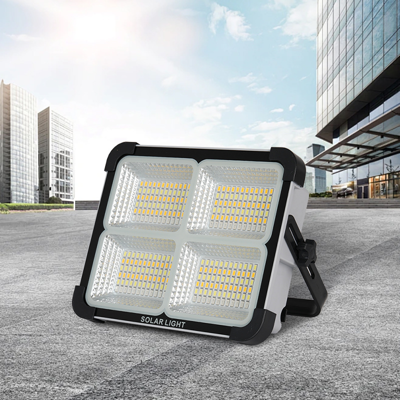 High Power IP66 Outdoor Waterproof Solar Work Light Portable Rechargeable Led Flood Lights