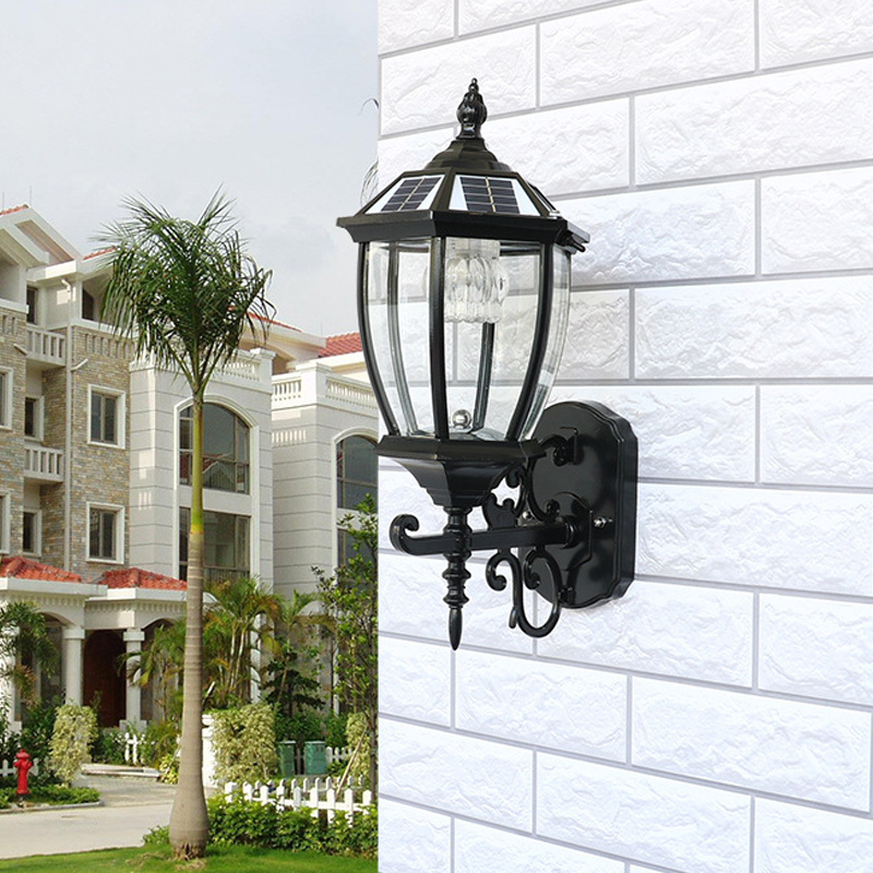 Solar Wall Lamp Waterproof Solar Garden Lamp Outdoor LED Solar Wall Light Modern