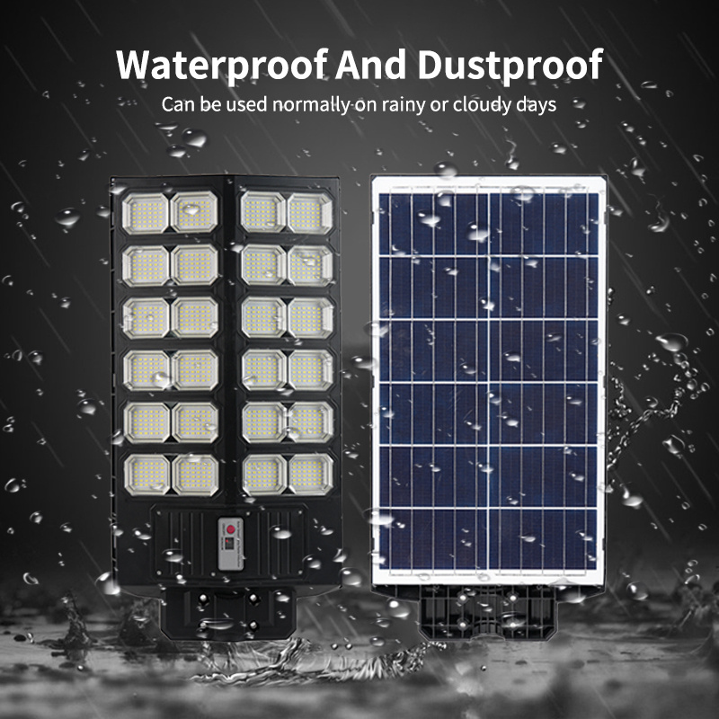 600W 800W 1000W 2000W All In One Integrated Solar Street Light With Remote Motion Sensor LED Solar Street Lights