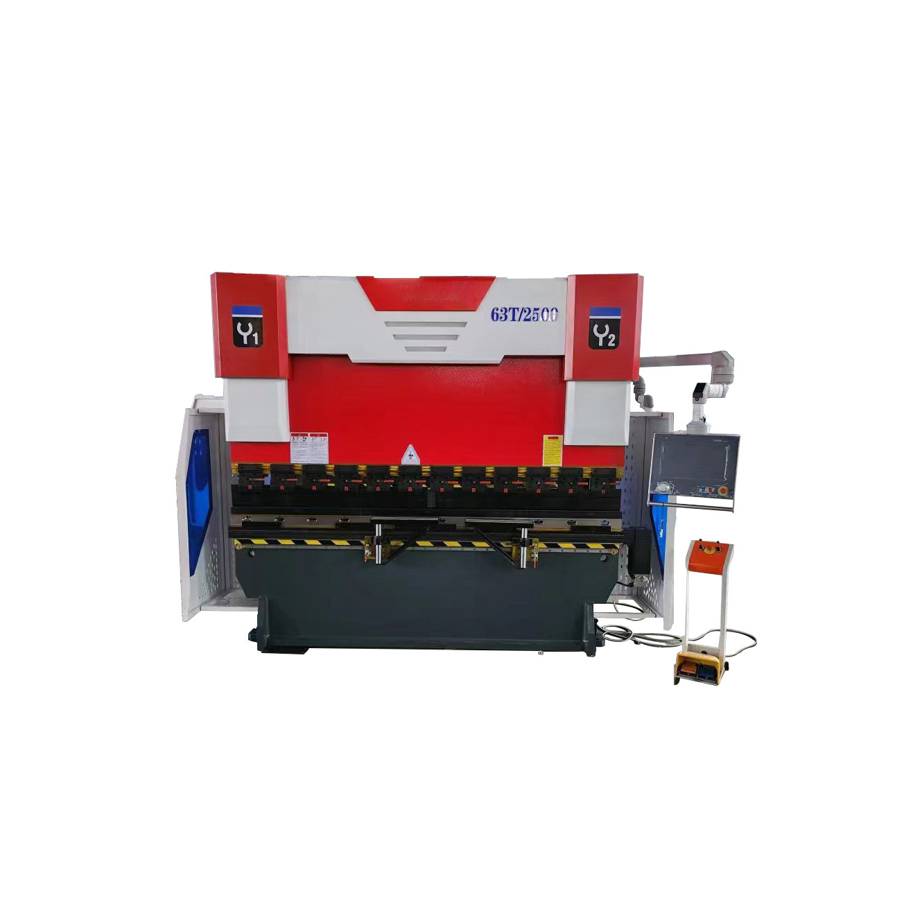 Good quality DA52S 40T 2500mm galvanized steel door frame cnc press brake bending machine