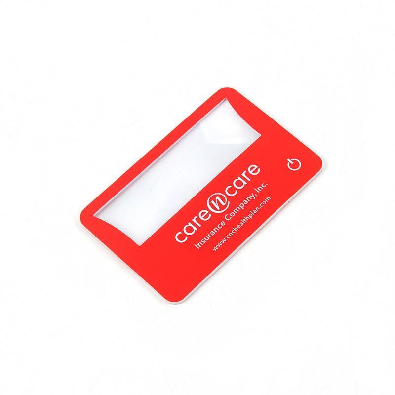 Special Design Illuminated Credit Card  LED Magnifier Light magnifying glasses