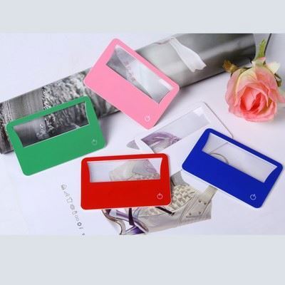 Pocket reading Card Led Light Magnifying Glasses Credit Card Magnifier