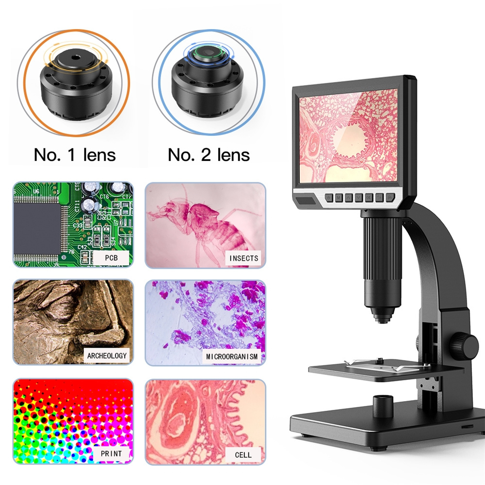 315 12MP-2000X-7inch IPS LCD digital microscope electron microscope scanning