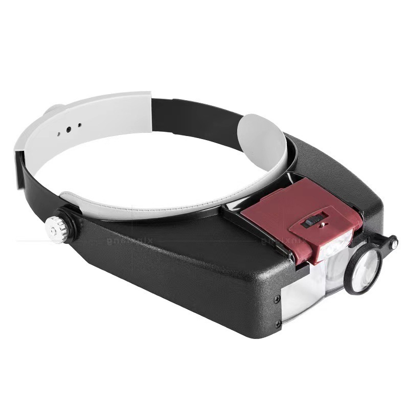 New Reading Maintenance ABS Resin Acrylic Lenses  Headworn Magnifying Glass LED 1.5x/3x/8.5x/10x Magnifier