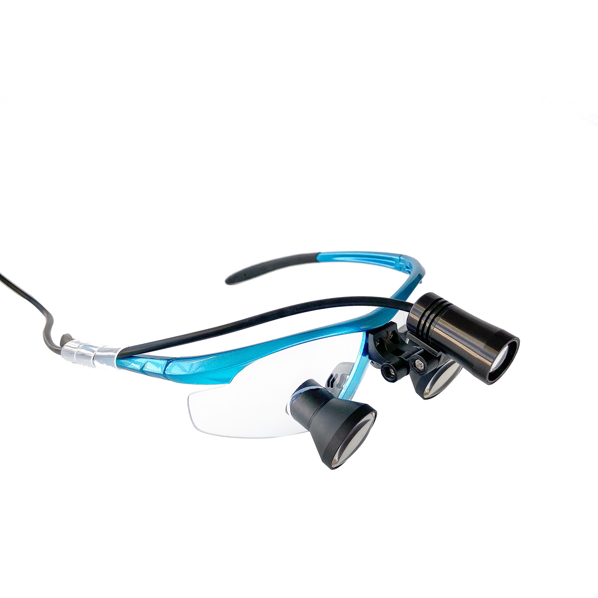 Glasses type Embedded TTL 3.0X dental magnifying lamp surgery  medical myopia magnifying glass with 85000LUX headlight