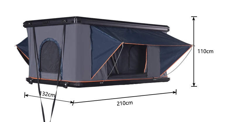 Automatic car tent portable  rooftop roof top tent clam shell roof top tent camper car 4x4