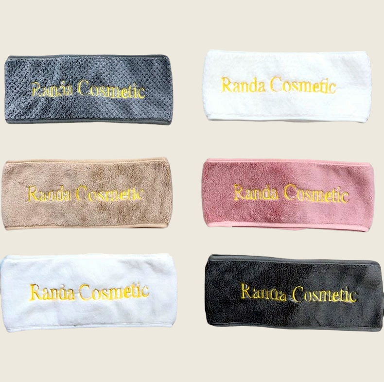 Custom logo absorbent towel quick drying Cotton towel wrap Beauty hair towel wrap for women