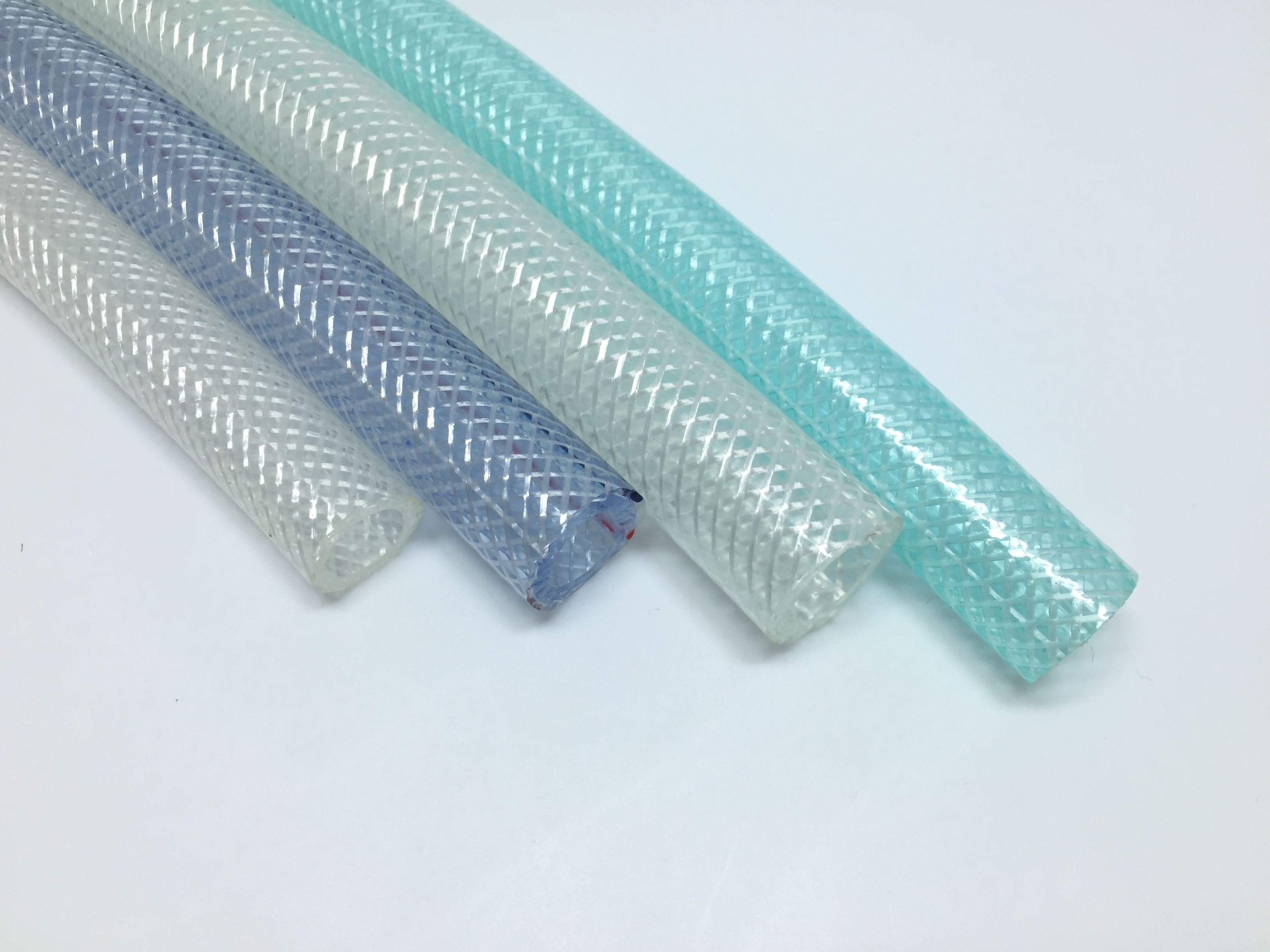 Factory Offer PVC Three Poly Two Thread Hose Transparent Braided Hose/PVC Braided Hose Pipe/Plastic Fiber Hose