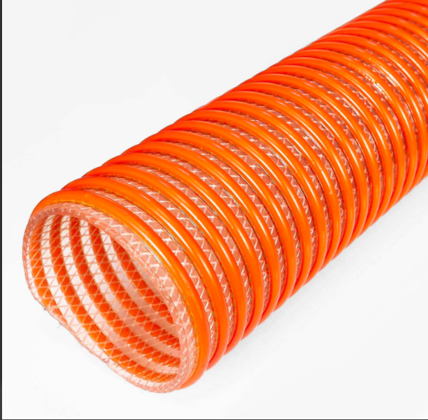 1 Inch 3 Inch Pvc Plastics Hose Inch Pure Gum Rubber Tubing White Pvc Flexible Air Duct Suction Hose