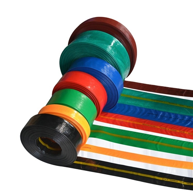 6 Inch Hot Selling Lay Flat Hose Water Flexible Best Quality PVC Irrigation Lay Flat Hose Pipe