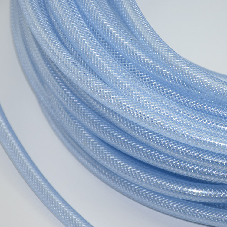 Factory Offer PVC Three Poly Two Thread Hose Transparent Braided Hose/PVC Braided Hose Pipe/Plastic Fiber Hose