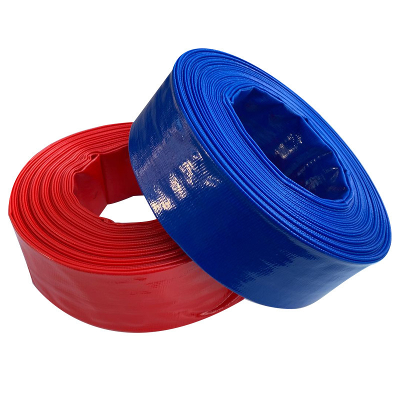 Layflat Fire Fighting Pipe Colored Fire Pipe Sprinkler Discharge Water Hose