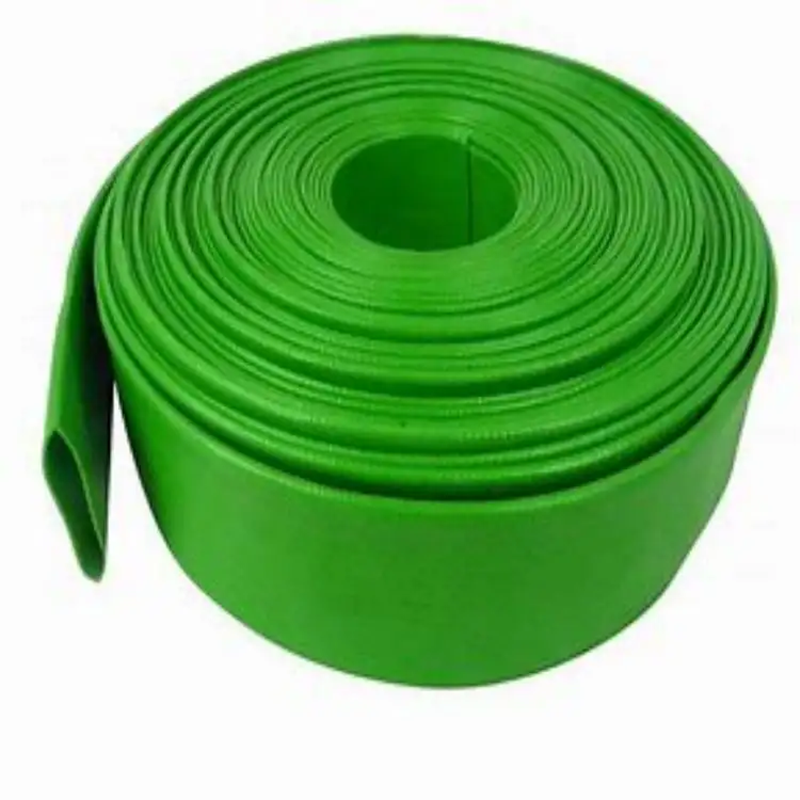 PVC Layflat Discharge Hose Pipe 3 4 5 6 8  Inch for Water Drain Pump Agriculture Irrigation Pool Backwash Plastic Lay Flat H