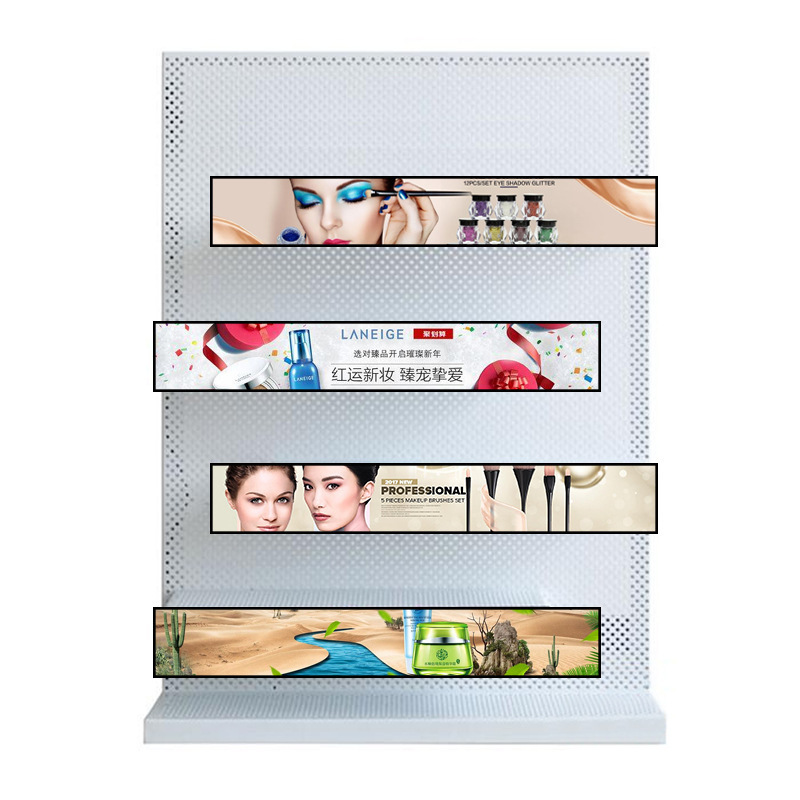 HDM1/dp Daisy Chain Shelf Stretched Bar Lcd Display Advertisement Player Display Screen For Supermarket