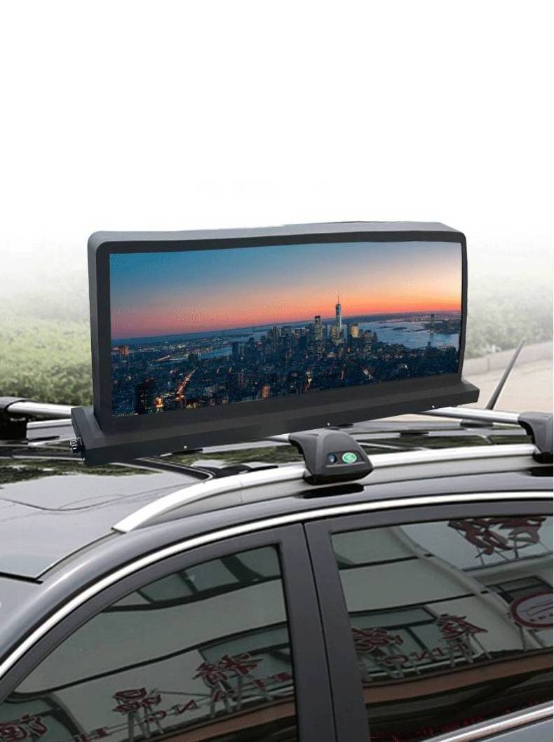 960mm*320mm Taxi Top Led Display Outdoor Car Roof P2.5 Advertising Screen Led Video Advertising