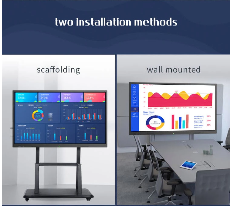 85/100 Inch Dual Touch Cheap Price Of Classroom Used Interactive Electronic White Board Digital Portable Smart Board For School