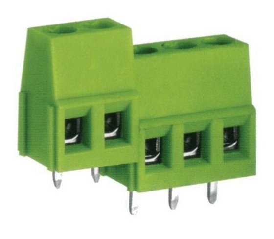 3 Way Terminal Block Connector 5.0mm Pitch Green Terminal Block