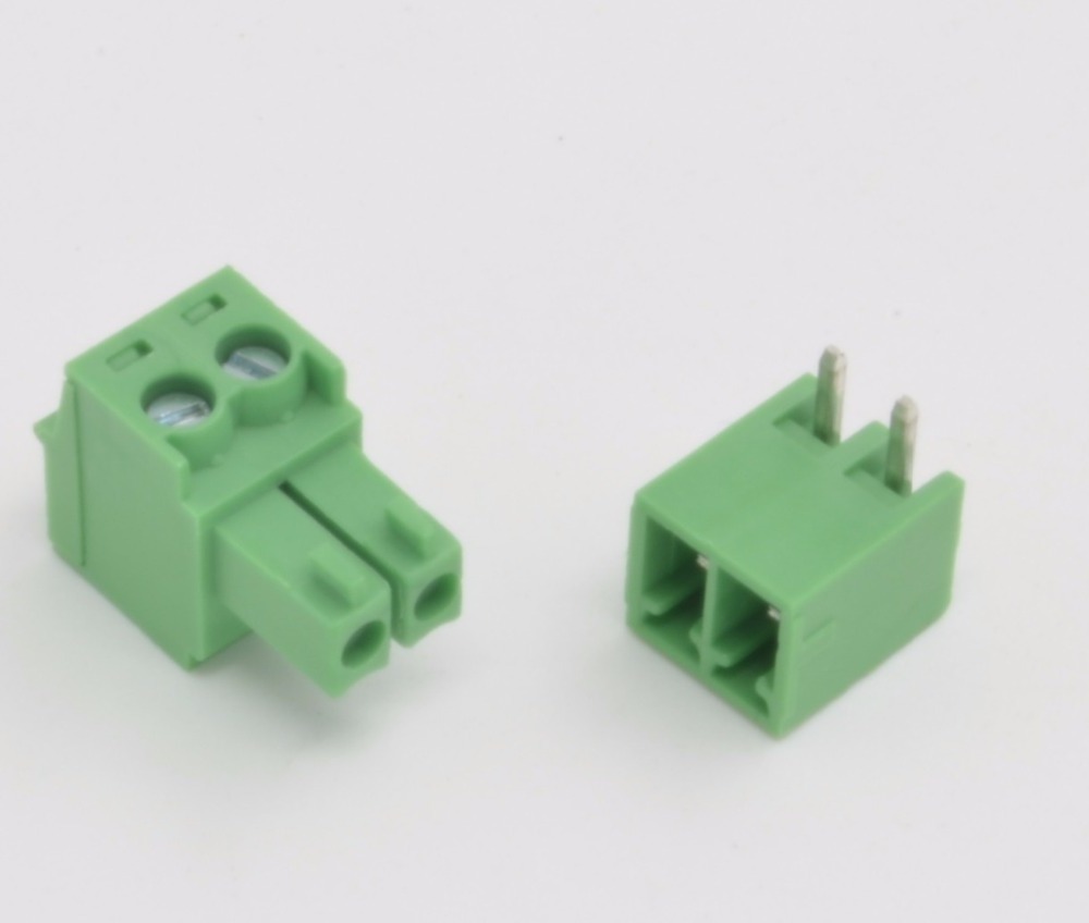 3 Way Terminal Block Connector 5.0mm Pitch Green Terminal Block