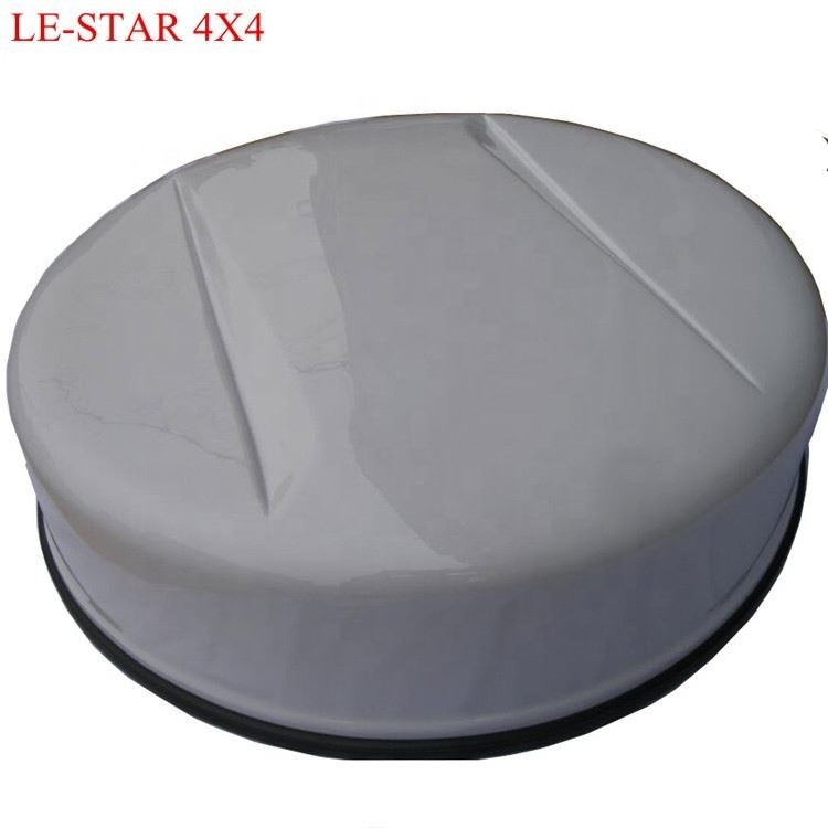 LE-STAR 4X4 UNIVERSAL SPARE TIRE COVER WHITE FOR SUV L/C FJ100