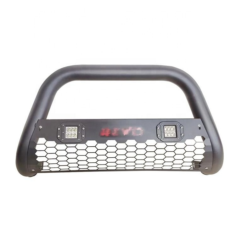 LE-STAR 4X4 Modified Metal Stainless Bull Bar Bumper Front Grille Guard for Hilux Vigo Revo Rocco 2006-2022