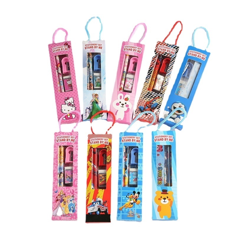 Elementary pencil stationery combination suit school supplies kindergarten children's day, birthday gift wholesale prize