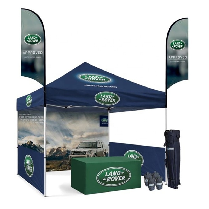 Durable  heavy duty tent frame 10'*20' outdoor advertising easy pop up Gazebo with printing Canopy & walls