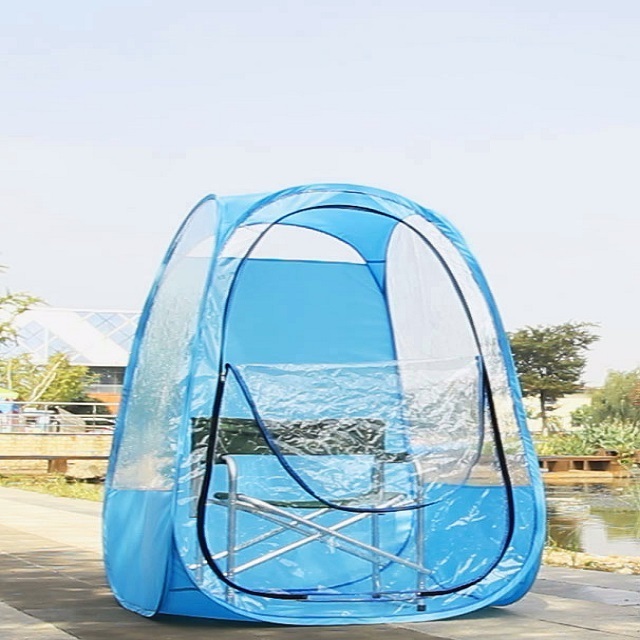 Popular easy install sports pod pop-up game watch outdoor transparent ice fishing portable tent