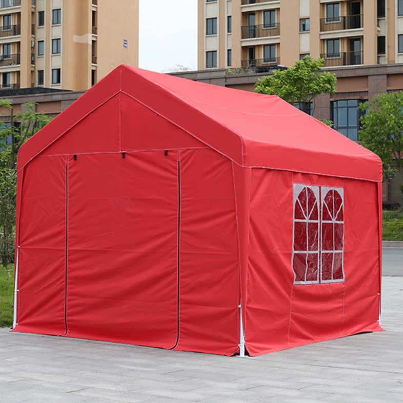 Hot Selling Trade Show Outdoor Car Garage Tent With Side Wall heavy frame