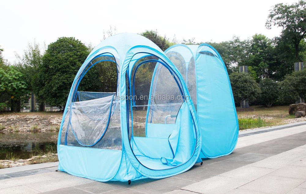 Popular easy install sports pod pop-up game watch outdoor transparent ice fishing portable tent