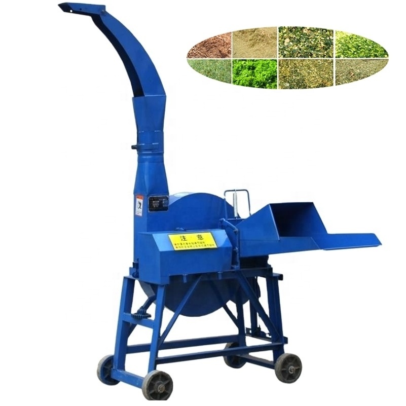 2T/H Farm Animal Feed Straw Crusher Chaff Cutter Electric Diesel Grass Straw Cutter