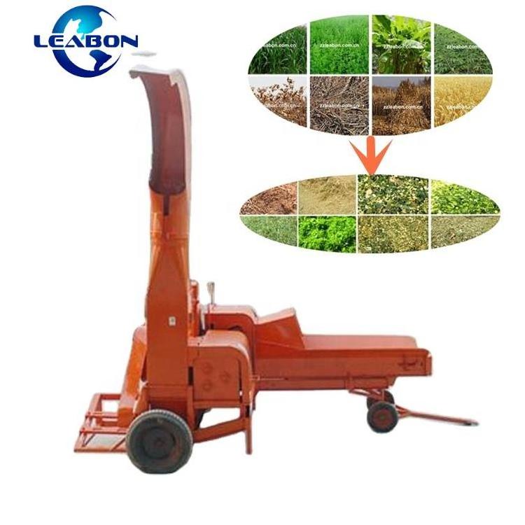 2T/H Farm Animal Feed Straw Crusher Chaff Cutter Electric Diesel Grass Straw Cutter