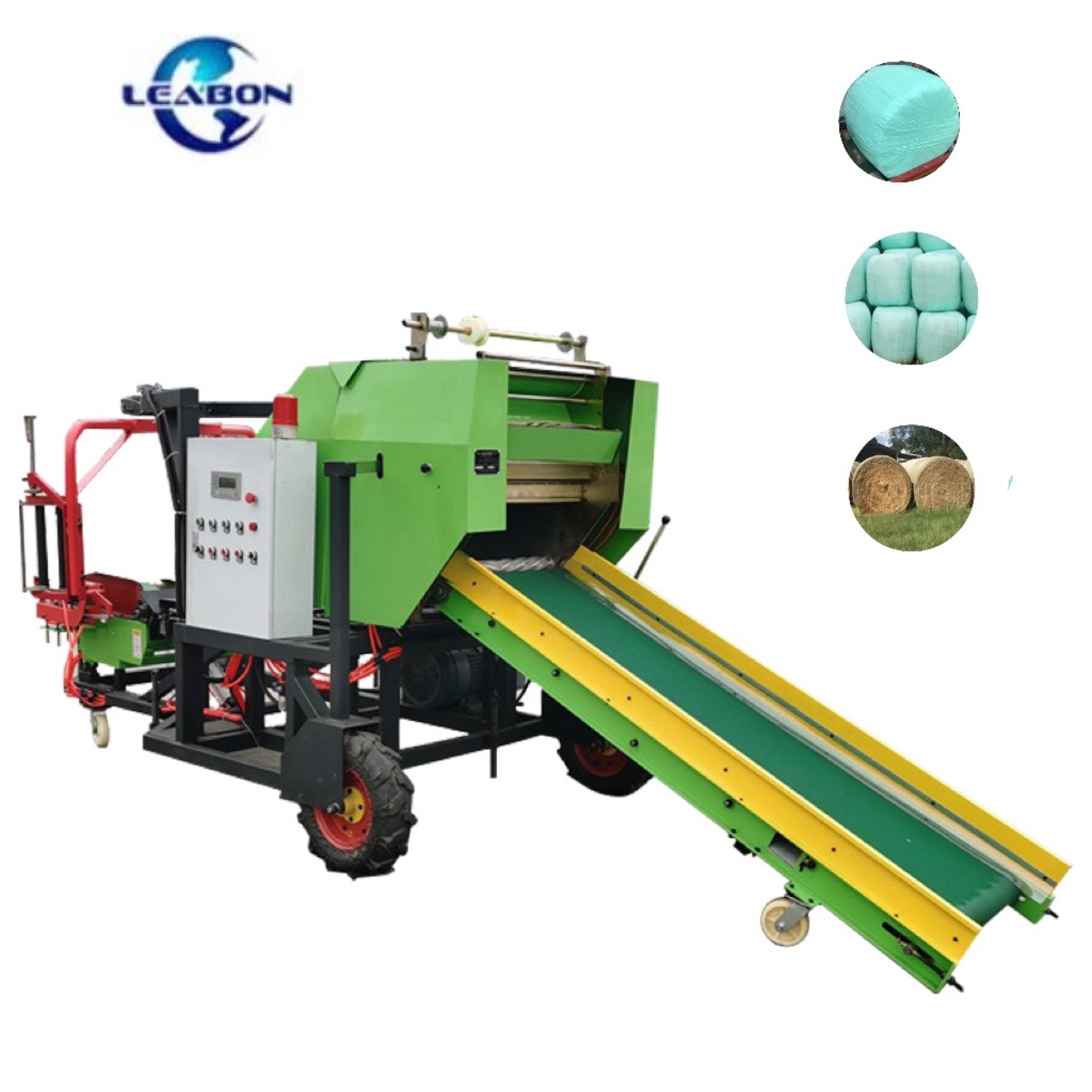 Diesel Engine Mini Grass Hay Corn Silage Baler/Corn Silage Baler Machine/Corn Silage Square Baler Press Machine for Hot Sale