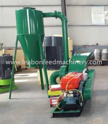 Diesel Engine Maize Cassava Corn Cob Grinding Machine Feed Hammer Mill