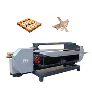 Wood Pallet Dismantling Sawmill Wood Tray Pallet Cutting Splitting Recycling Machine