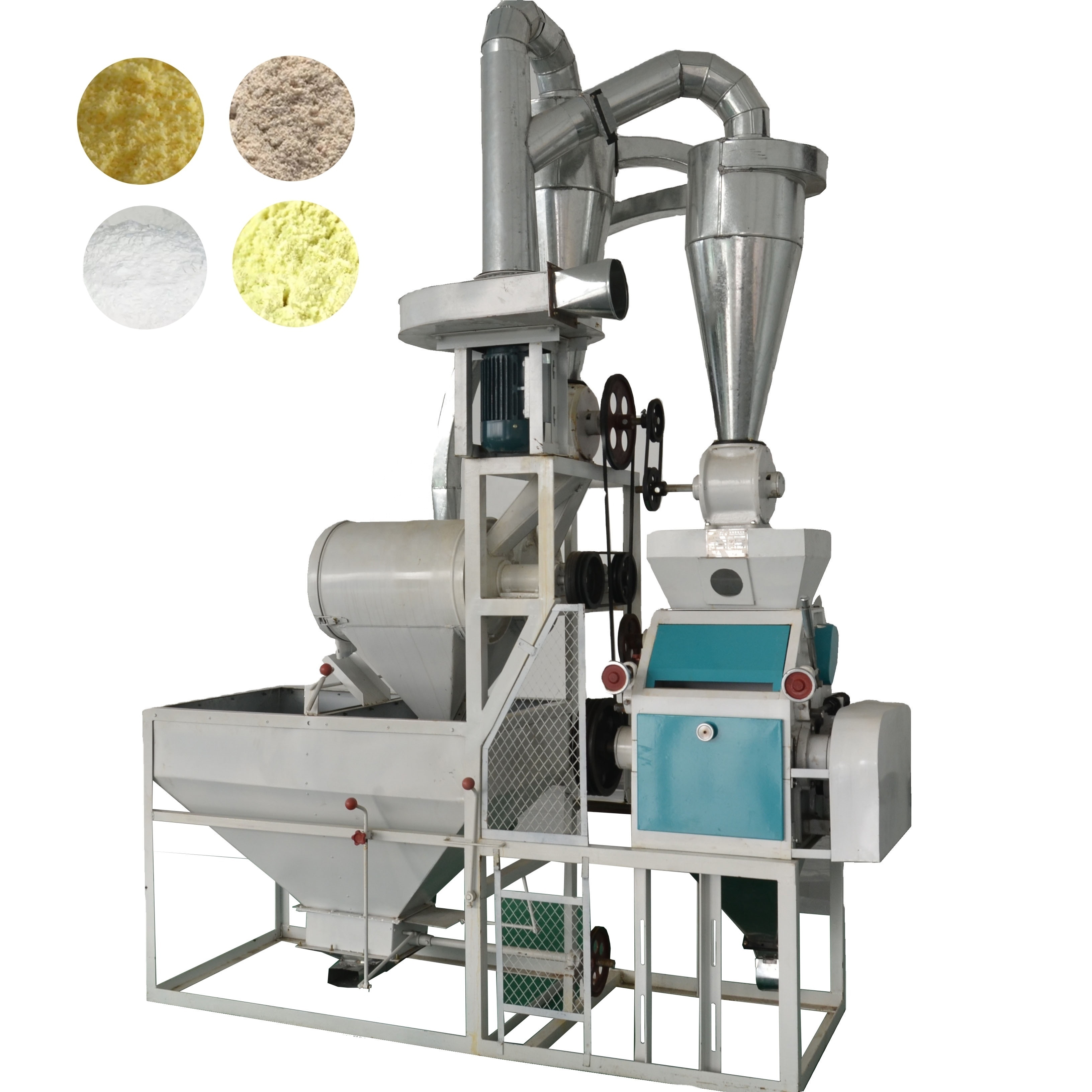 Maize Flour Mill Machine 500 KGS/H Maize Milling Machine Corn Grits Making Machine